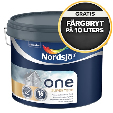 Träfasadfärg One Super Tech Valfri Kulör
