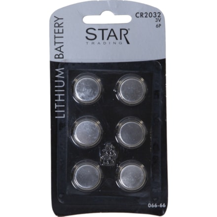 Batteri 6-pack Cr2032,6st