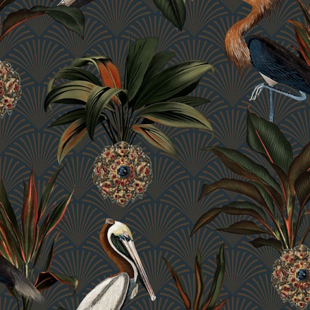 Tapet Treasured Sapphire Birds 2279