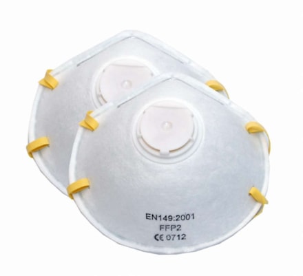 Andningsskydd med Ventil FFP2SV, 2st