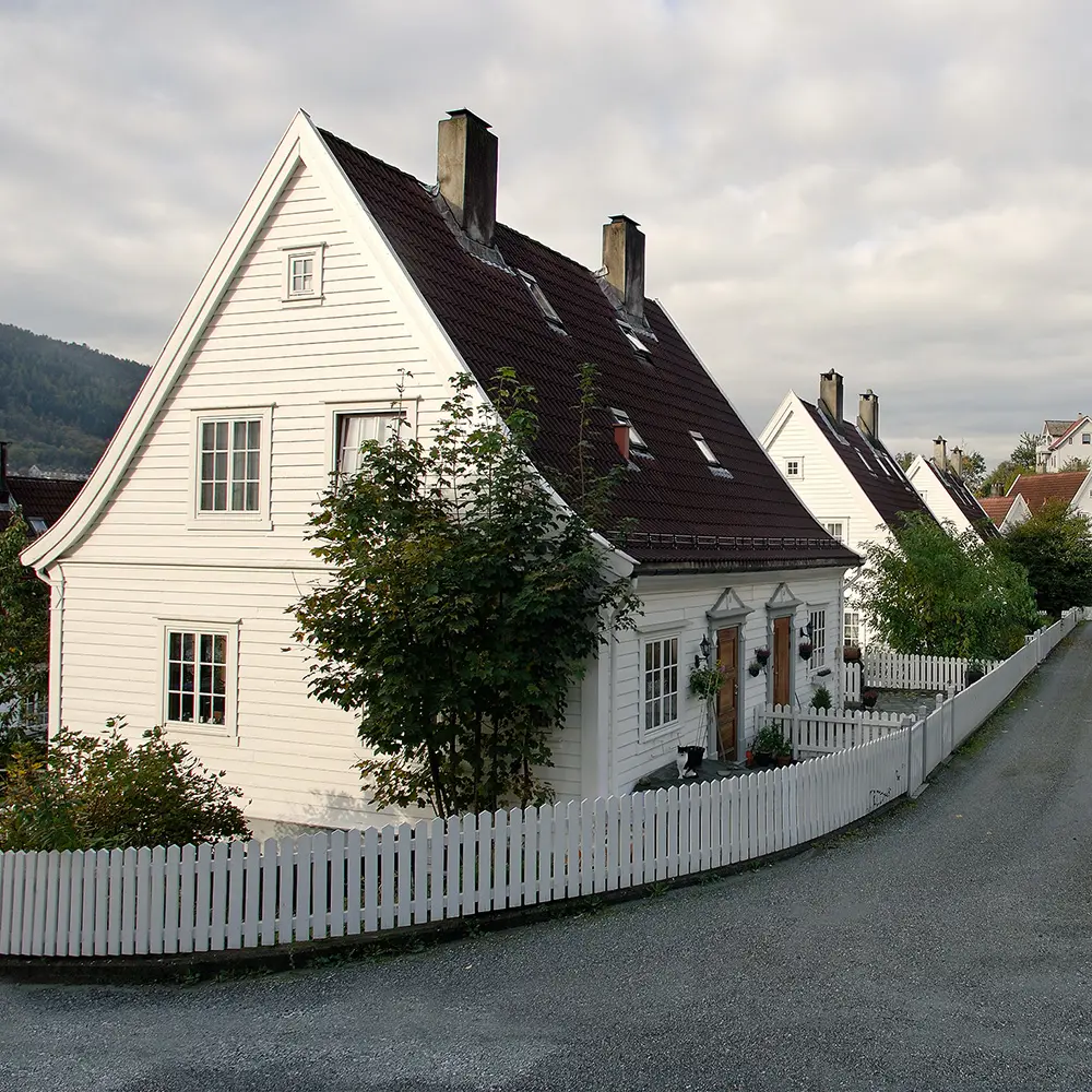 Målad träfasad – exempel på resultat