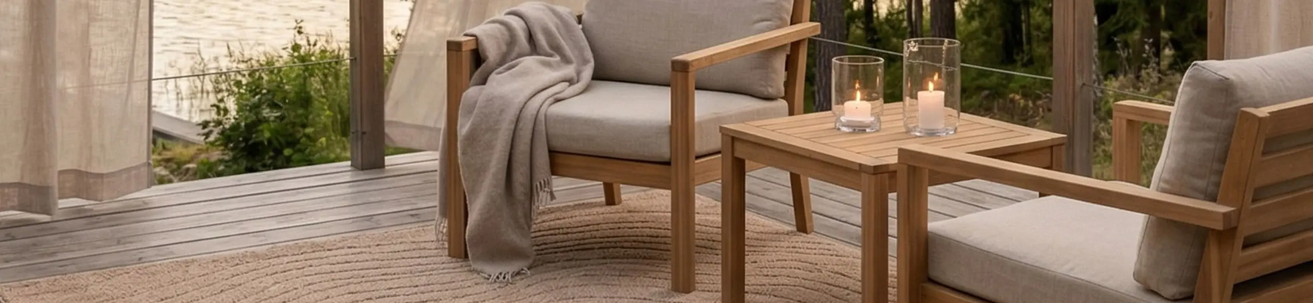 Utomhusmatta i färdiga mått